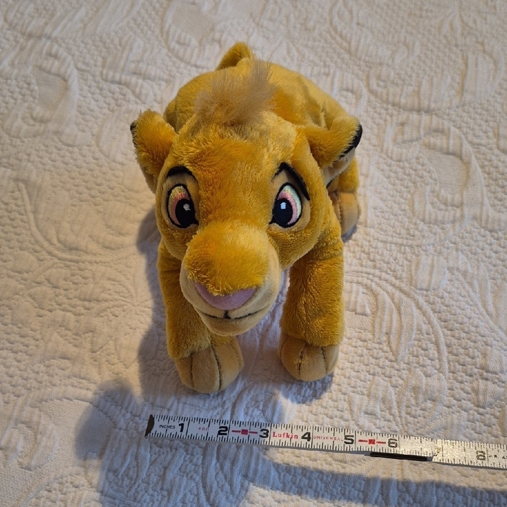 Walt Disney Parks The Lion King SOFT SIMBA 11" Plush Stuffed Animal Toy